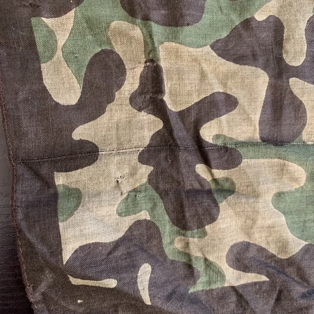 Vintage Distressed Military Style Camouflage Bandana Square Handkerchief 19